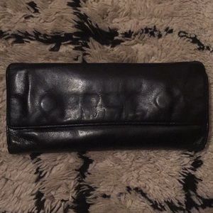 Hobo International Black Trifold Wallet